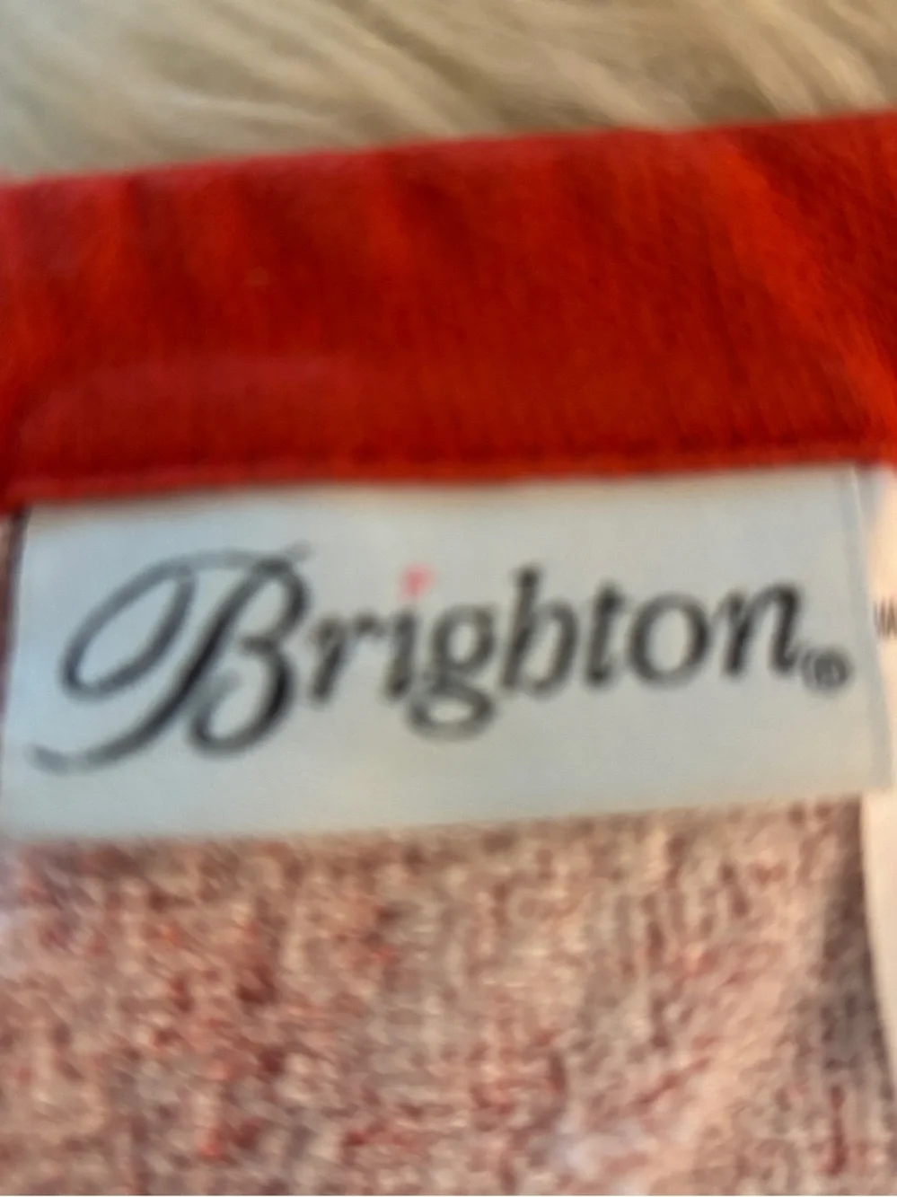 Brighton Multicolor Beach Towel with Red Border and Pink, Yellow & Green Accents